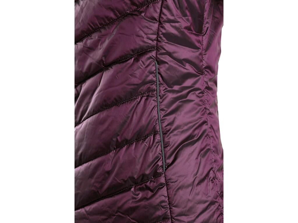 Bunda CXS OCEANIA, zimní, dámská, oboustranná, fialovo - černá, vel.  3XL
